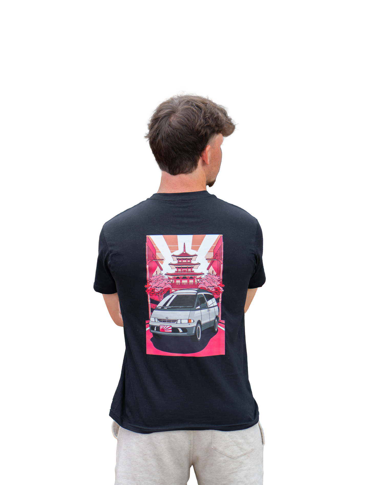 Toyota Estima Japanese Unisex T - Black